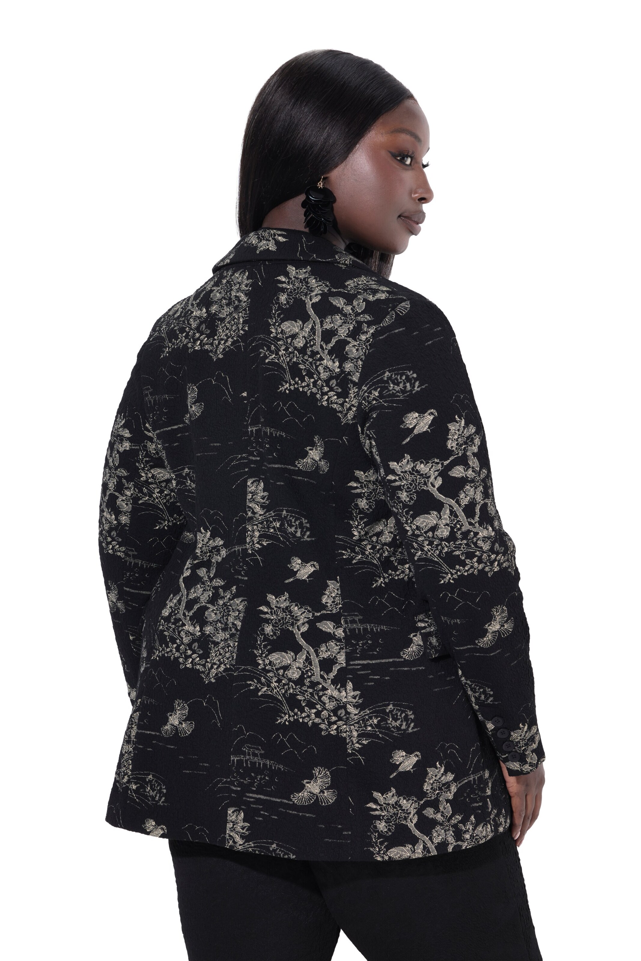 Ulla Popken Blazers in Zwart