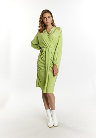 Abito di faina in verde