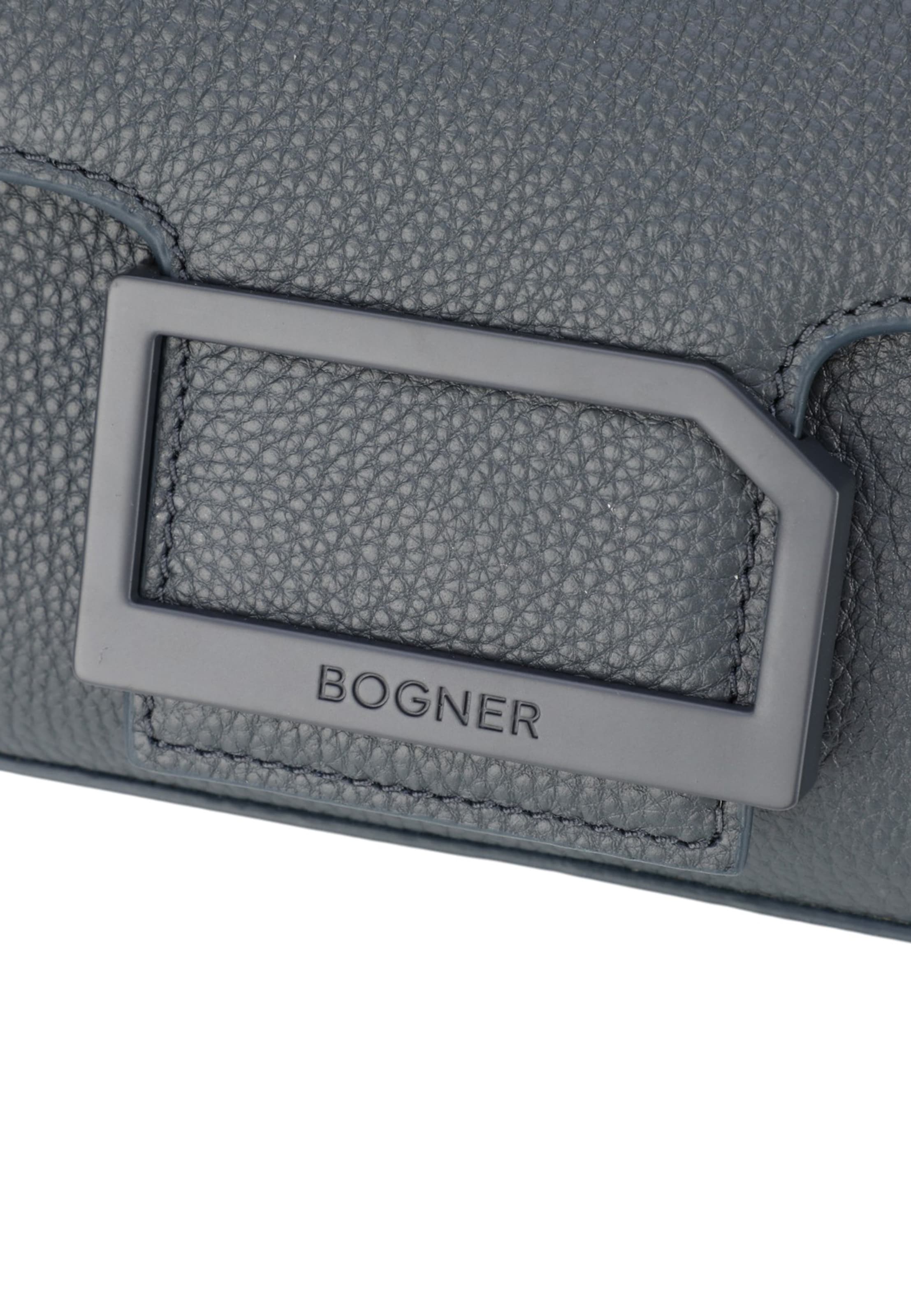 BOGNER - Bolso de hombro 'Pontresina Neve Nera' en gris