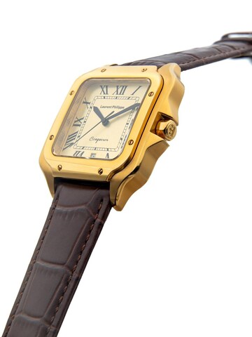 Laurent Philippe - Reloj analógico 'Conqueror The Golden Eye – Brun Du Palais' en marrón