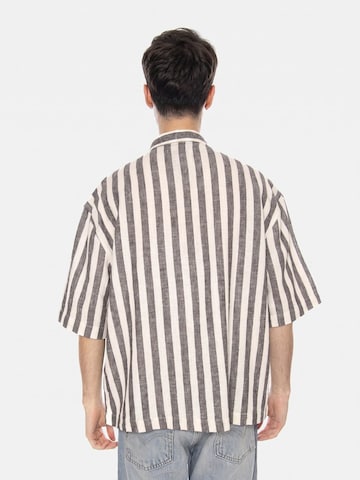 Only & Sons Comfort fit Button Up Shirt 'MULTICOLOR SHIRT' in Brown