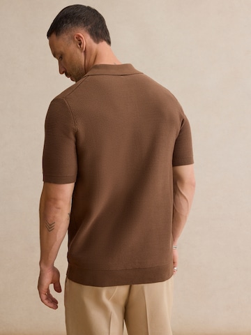 DAN FOX APPAREL Shirt 'Tristan' in Brown