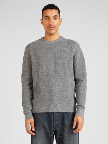 UNITED COLORS OF BENETTON Sweater in Grey: front