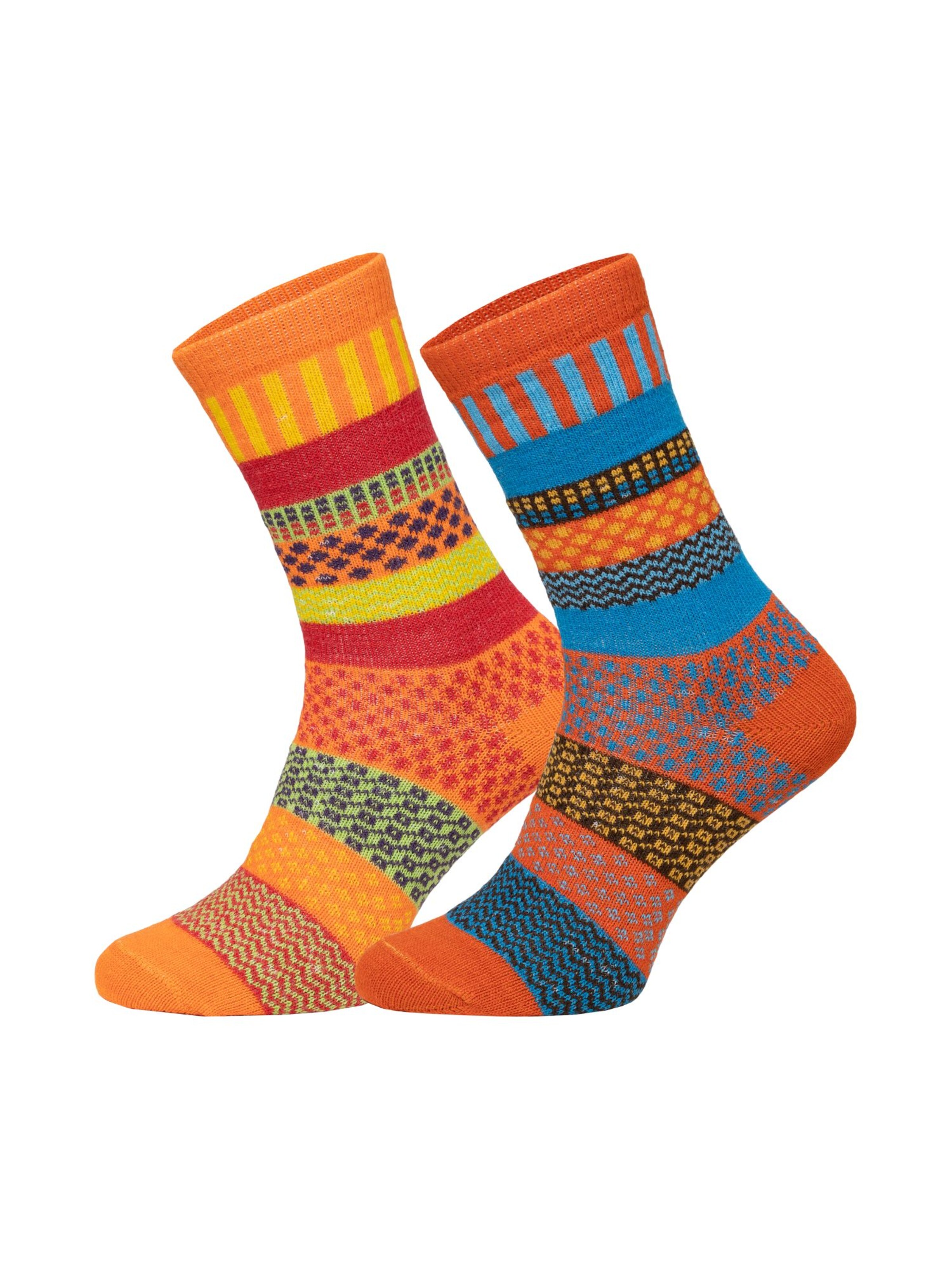 HomeOfSocks Socks 'HOS2299' in Orange: front