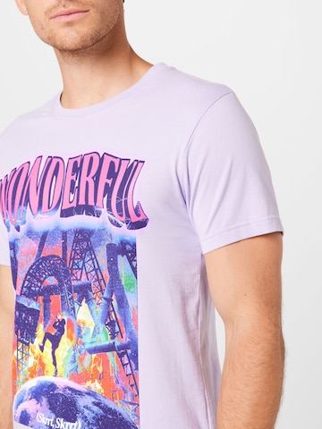 Mister Tee Bluser & t-shirts 'Wonderful' i lilla