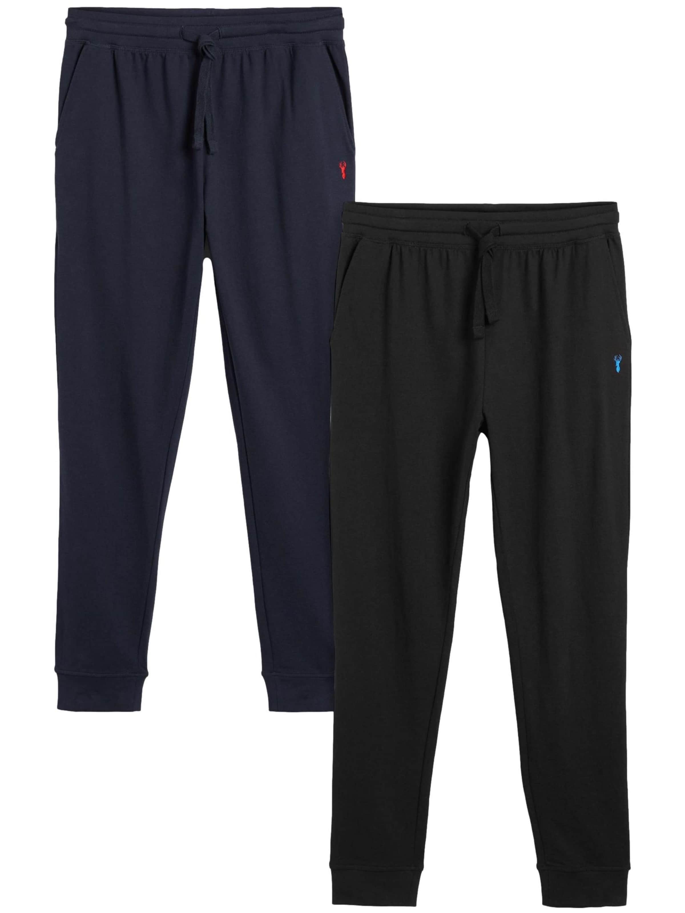 Next - Pijama largo en azul: frente