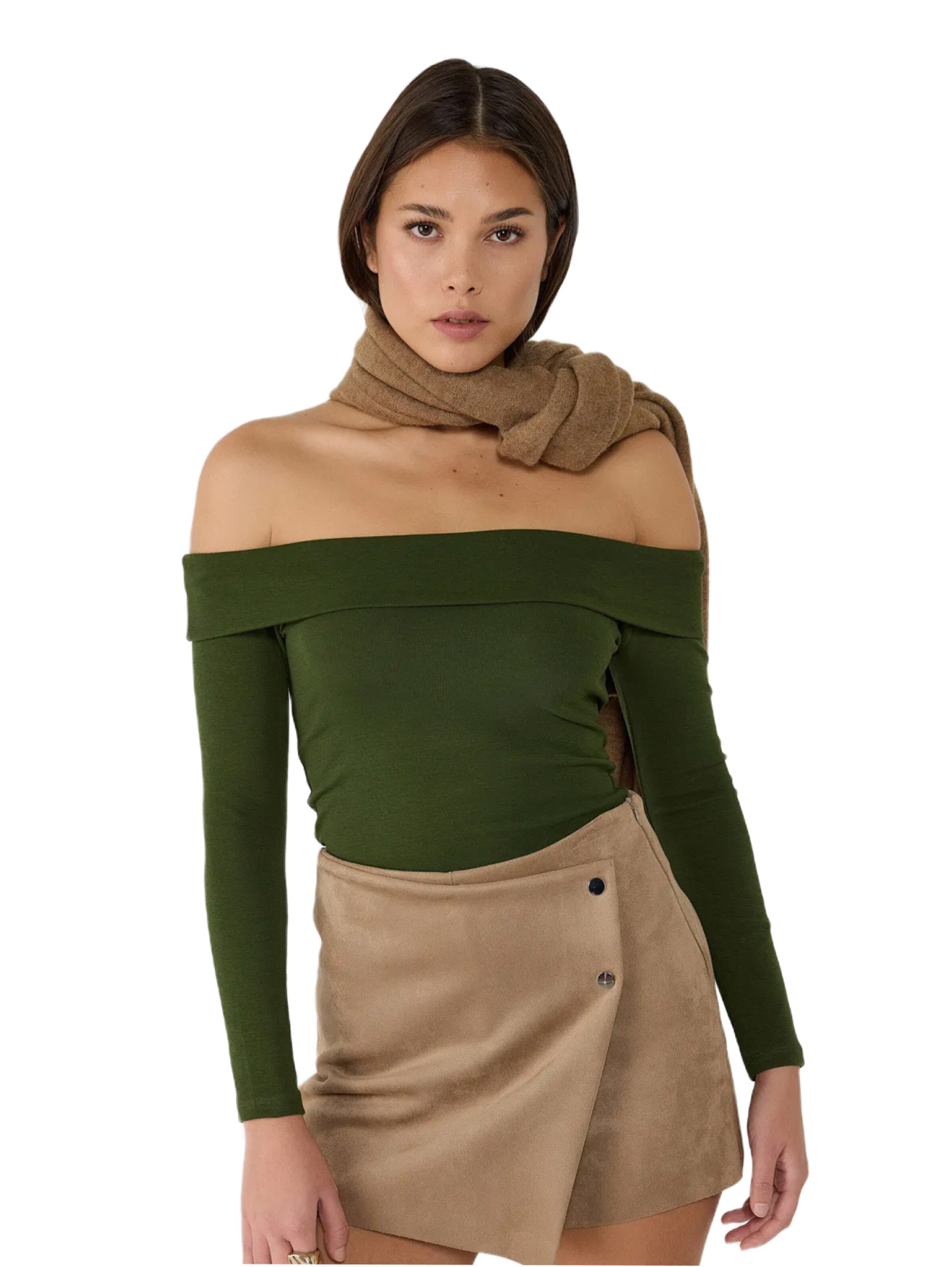 No Matter What Trui in Groen: voorkant