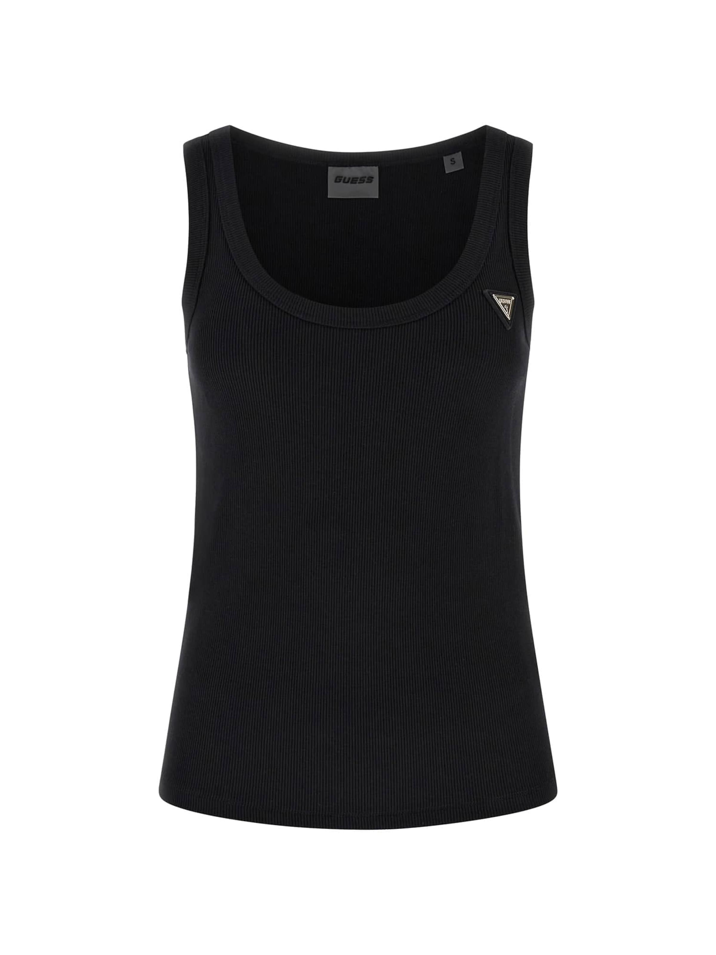 GUESS Top in Black: front
