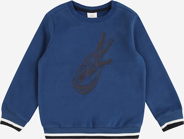 s.Oliver Sweatshirt in Blau: predná strana