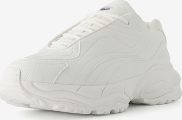 Sneaker bassa di Bershka in bianco: frontale