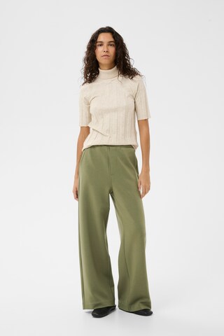 InWear Wide Leg Hose 'Gincette' in Grün