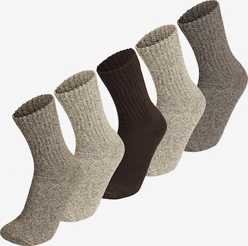 normani Athletic Socks 'Extrem' in Brown: front