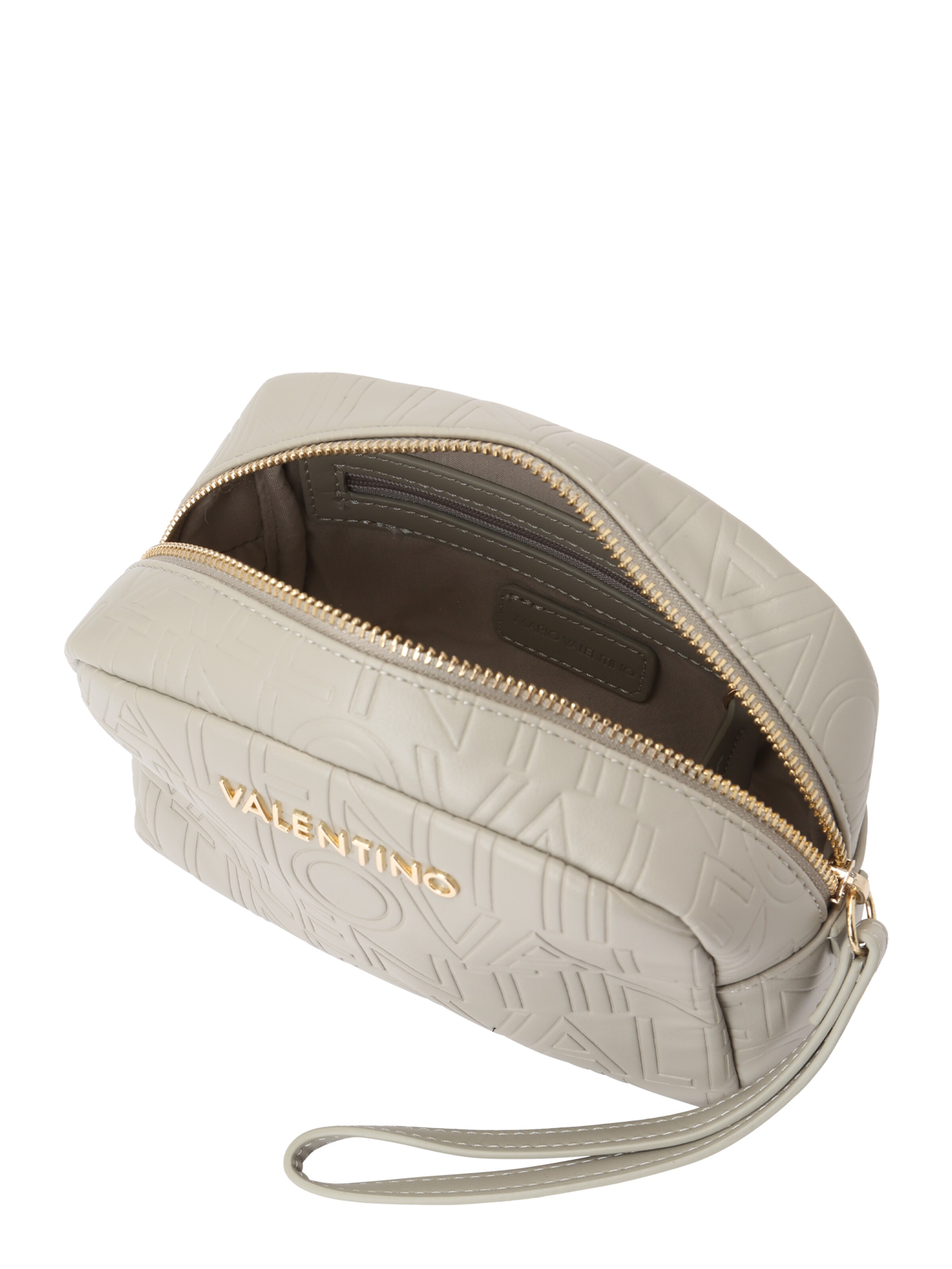 Valentino Bags Kozmetična torbica 'BEAUTIES' | siva barva: zgoraj