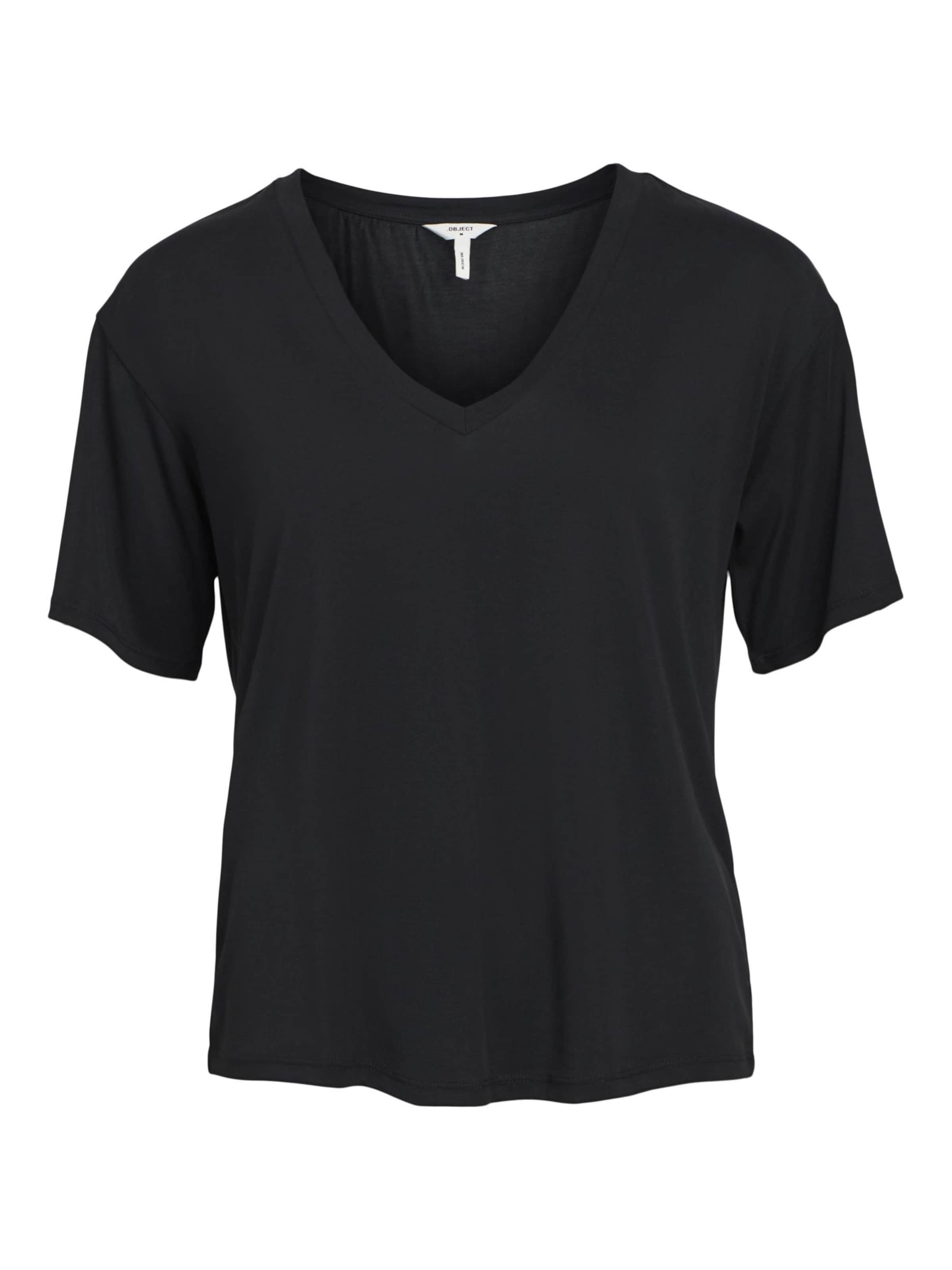 OBJECT Shirts 'OBJAnnie' i sort: forside