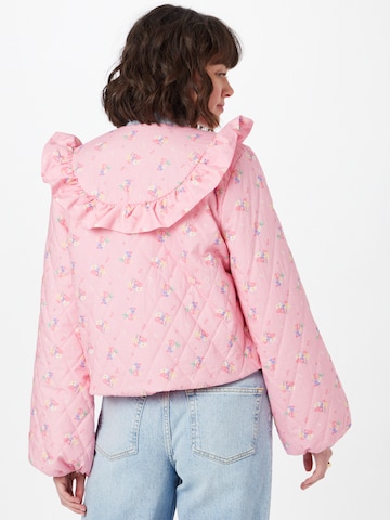 Veste mi-saison Crās en rose