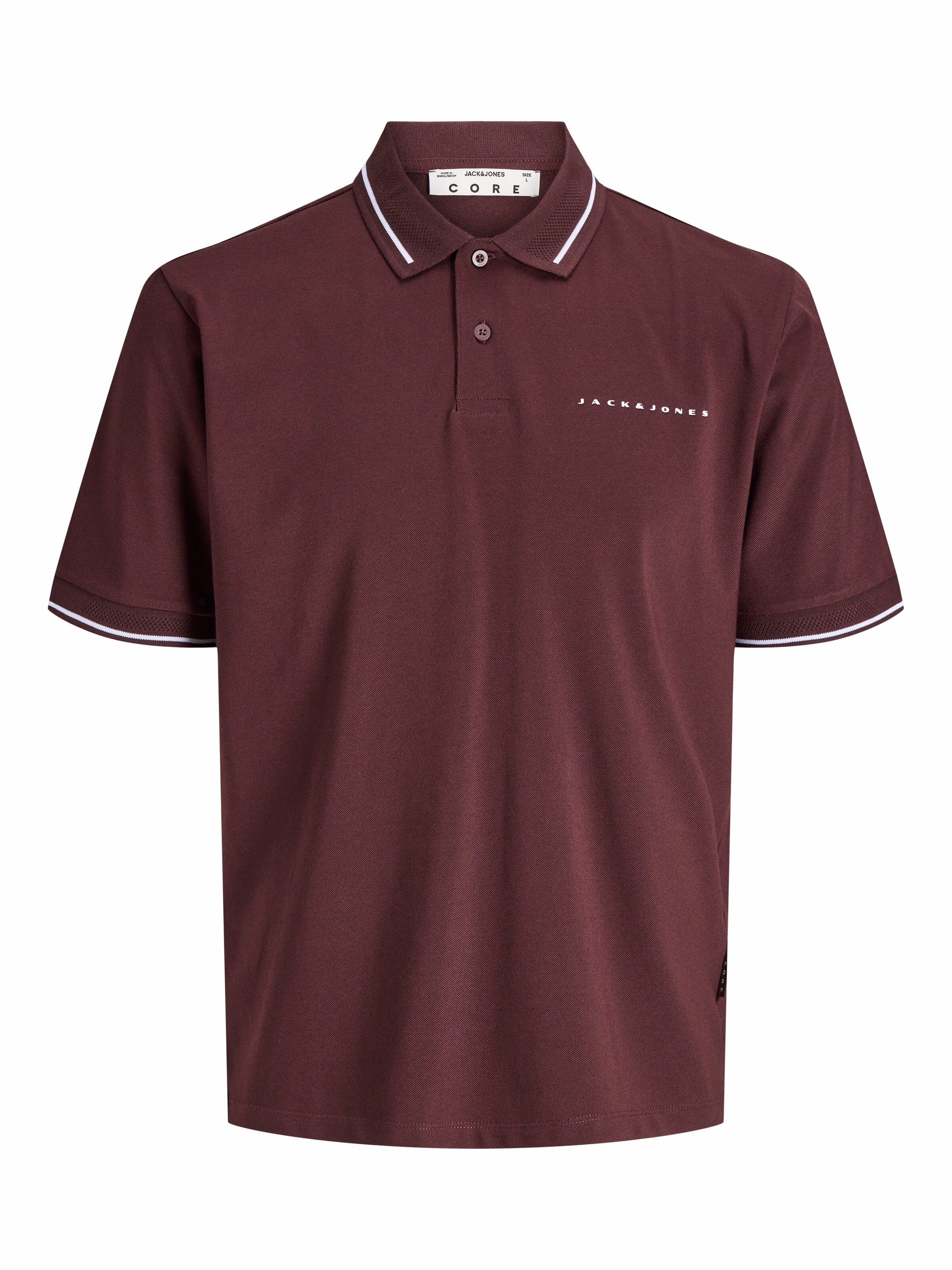 JACK & JONES Shirt 'JCOFusion' in Brown: front