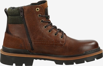 PANTOFOLA D'ORO Lace-Up Boots 'Pondita' in Brown