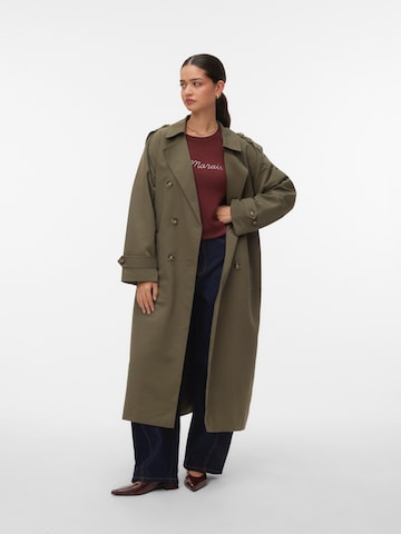 VERO MODA Преходно палто 'VMCHLOE' в зелено: отпред