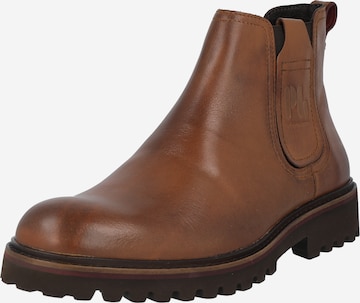 Pius Gabor Chelsea Boots 'Burn' i brun: forside