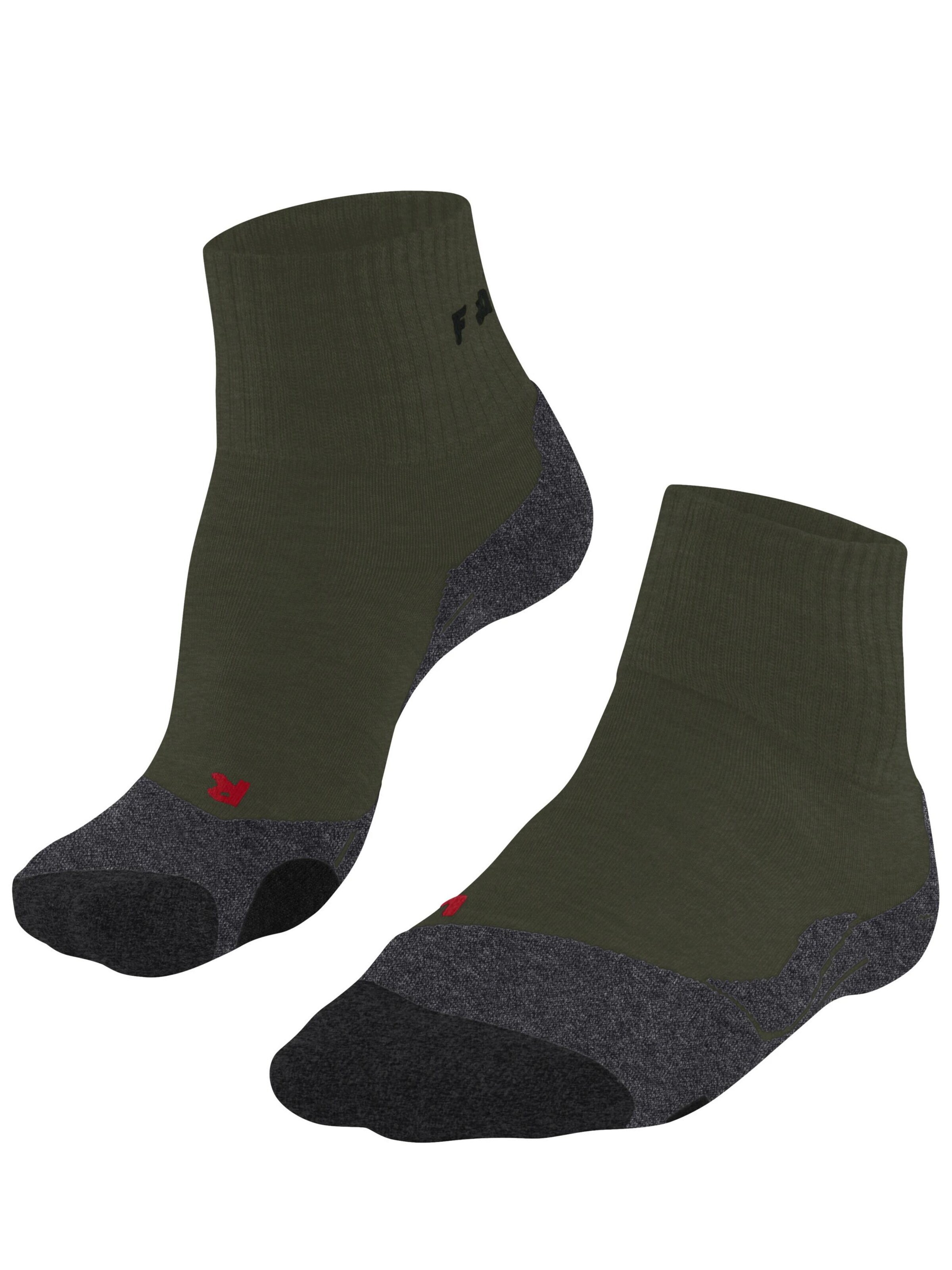 FALKE Sportsocken 'TK2 Explore Short'‌‌‌‌‌‌‌‌‌ in Grün: Vorderseite