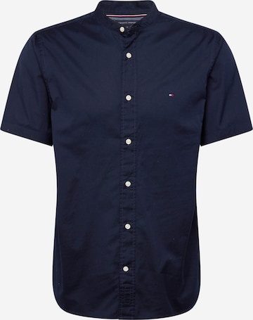 TOMMY HILFIGER - Regular Fit Camisa 'Flex' em azul: frente