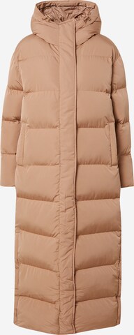 Superdry Wintermantel 'Duvet' in Bruin: voorkant