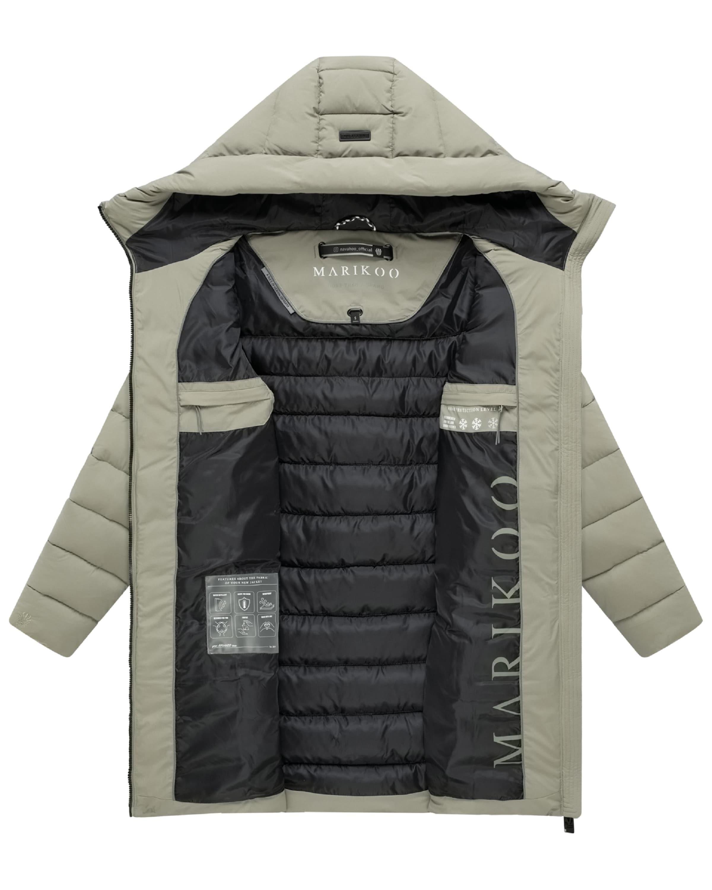 Manteau fonctionnel 'Nanoraa 16' MARIKOO en gris