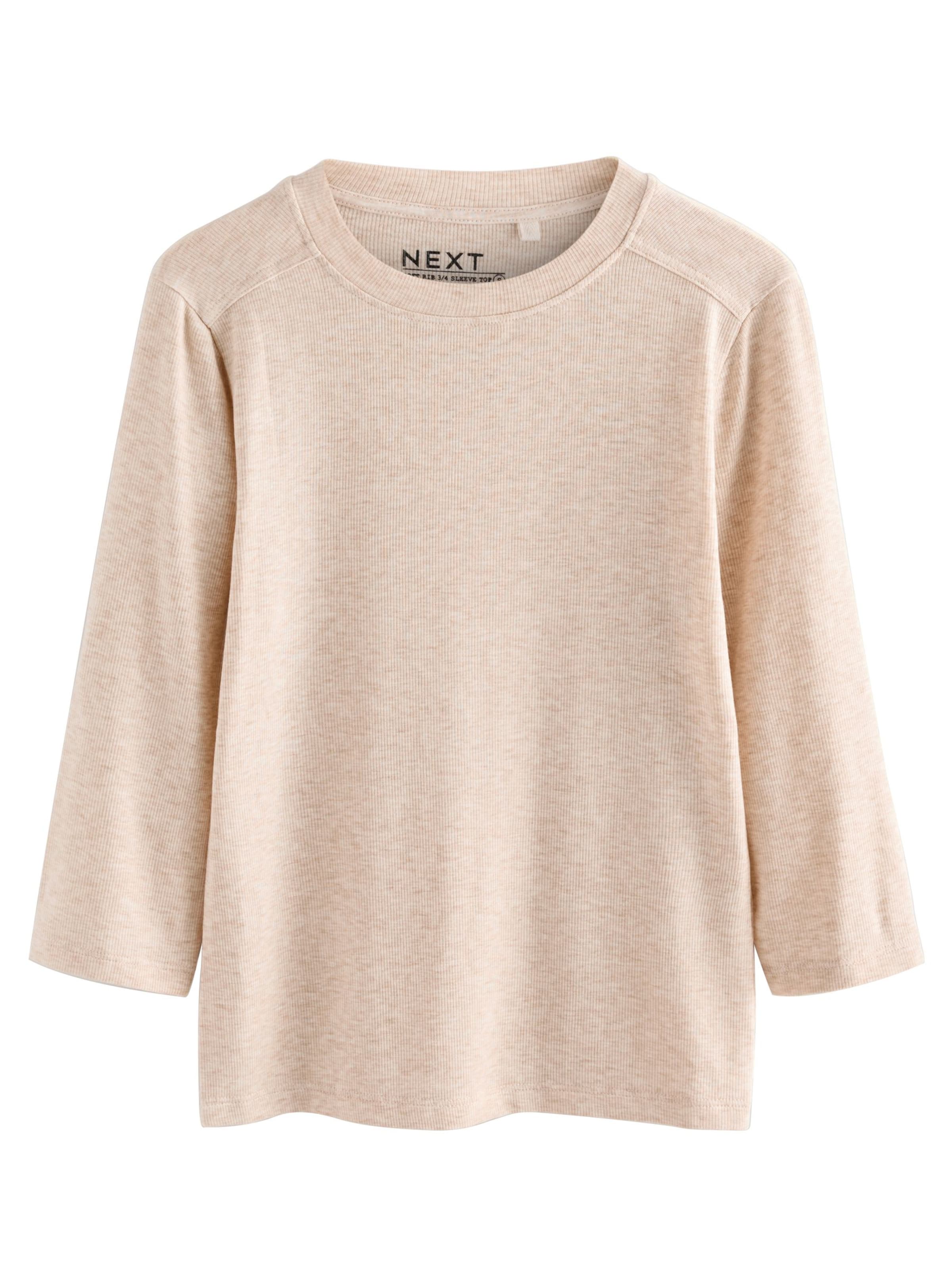 Next Majica | bež barva: sprednja stran
