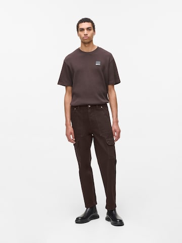 KARL LAGERFELD JEANS - regular Pantalón cargo en marrón: frente