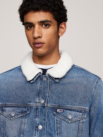 Tommy Jeans Between-season jacket 'Ryan Sherpa' in Blue