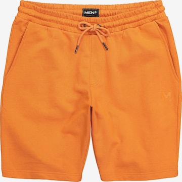 Men Plus Trousers 'Bermuda' in Orange: front