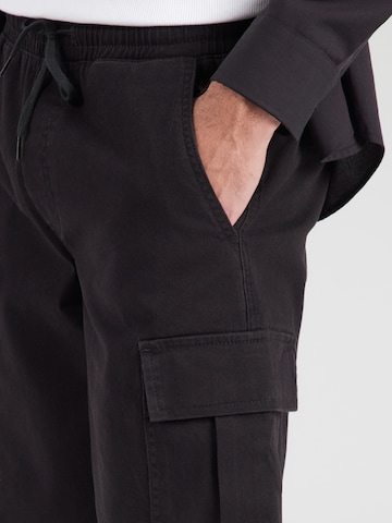 JACK & JONES - Loosefit Pantalón cargo 'JPSTCOLE DYLAN' en negro