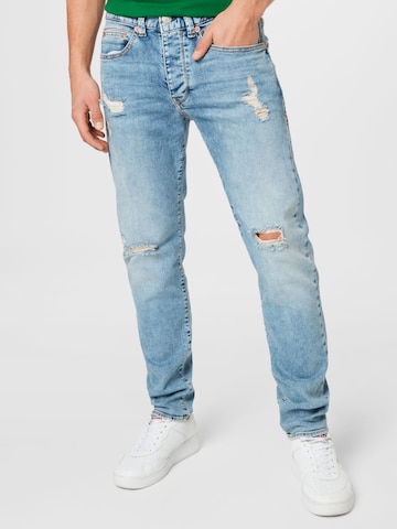 Regular Jeans 'Tyler' de la Herrlicher pe albastru: față