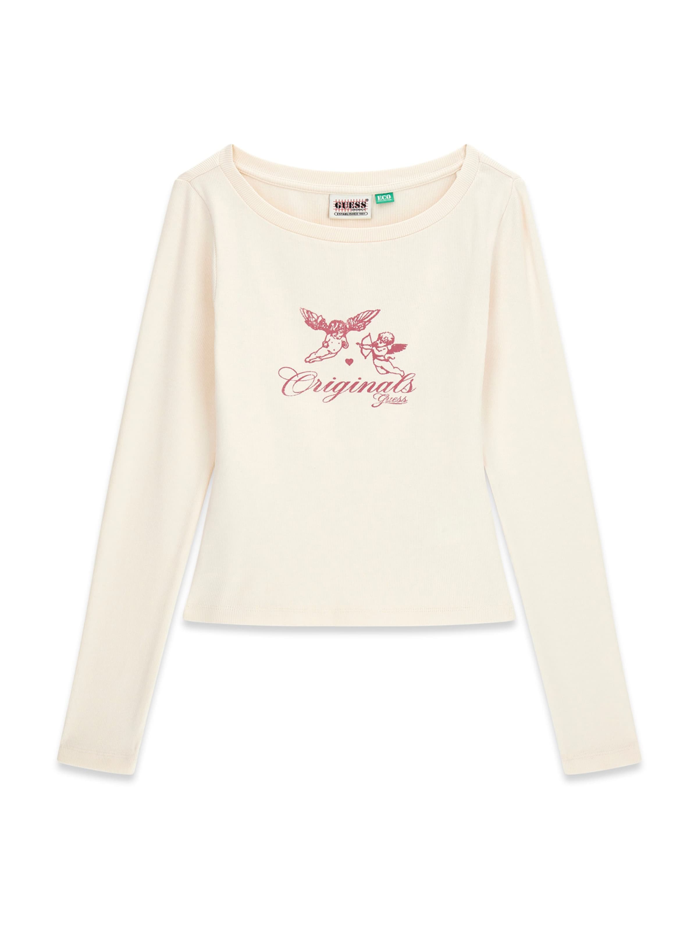 GUESS Originals Shirt in Beige: front