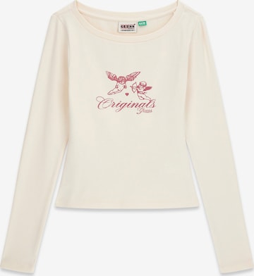 GUESS Originals Póló - bézs: elől