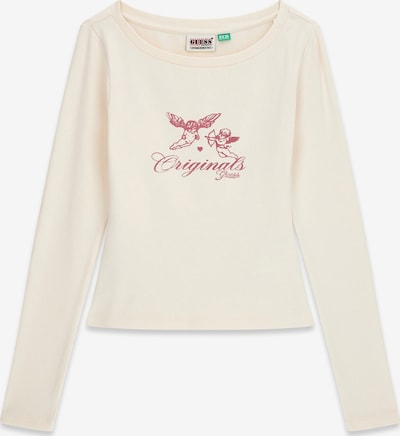 GUESS Originals Majica u pijesak / trešnja crvena, Pregled proizvoda