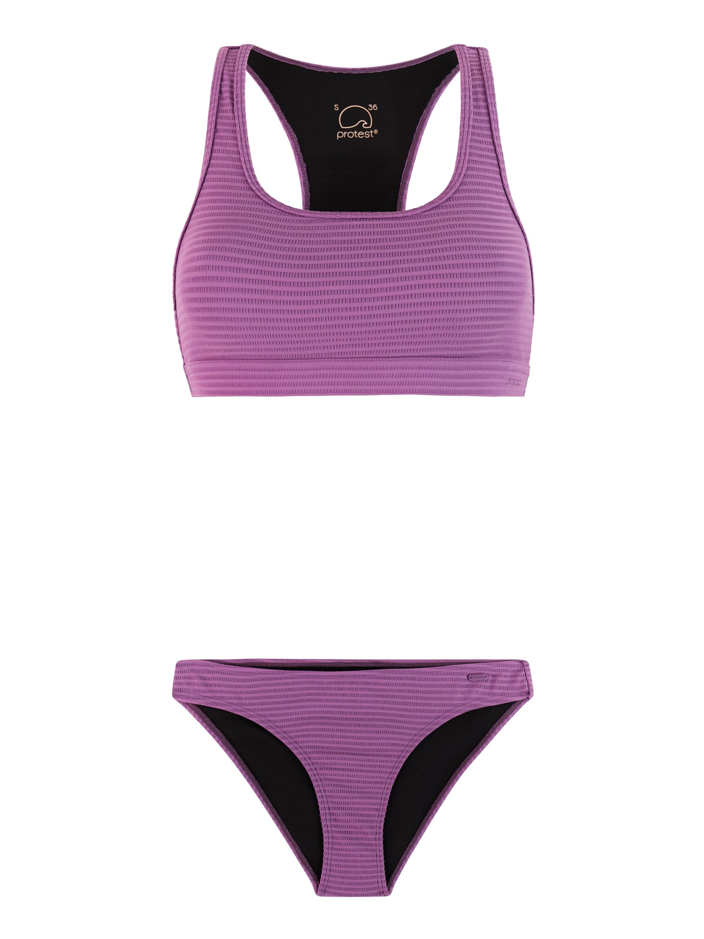 PROTEST Bikini 'PRTEager 25' in Lila: voorkant