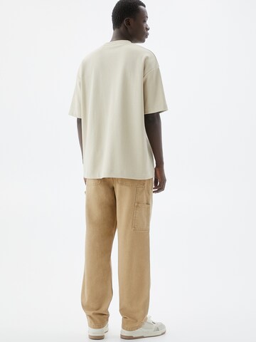 Pull&Bear Loose fit Trousers in Brown