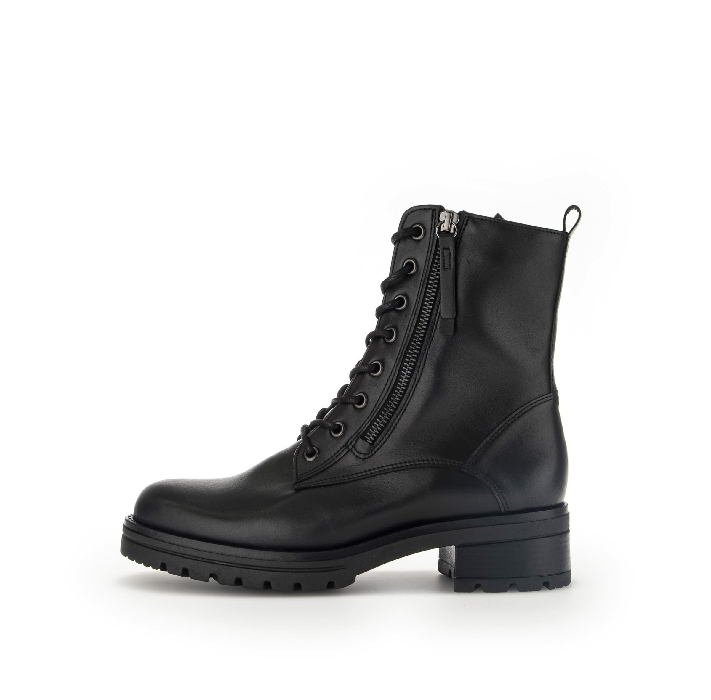 GABOR Schnürstiefel in Schwarz