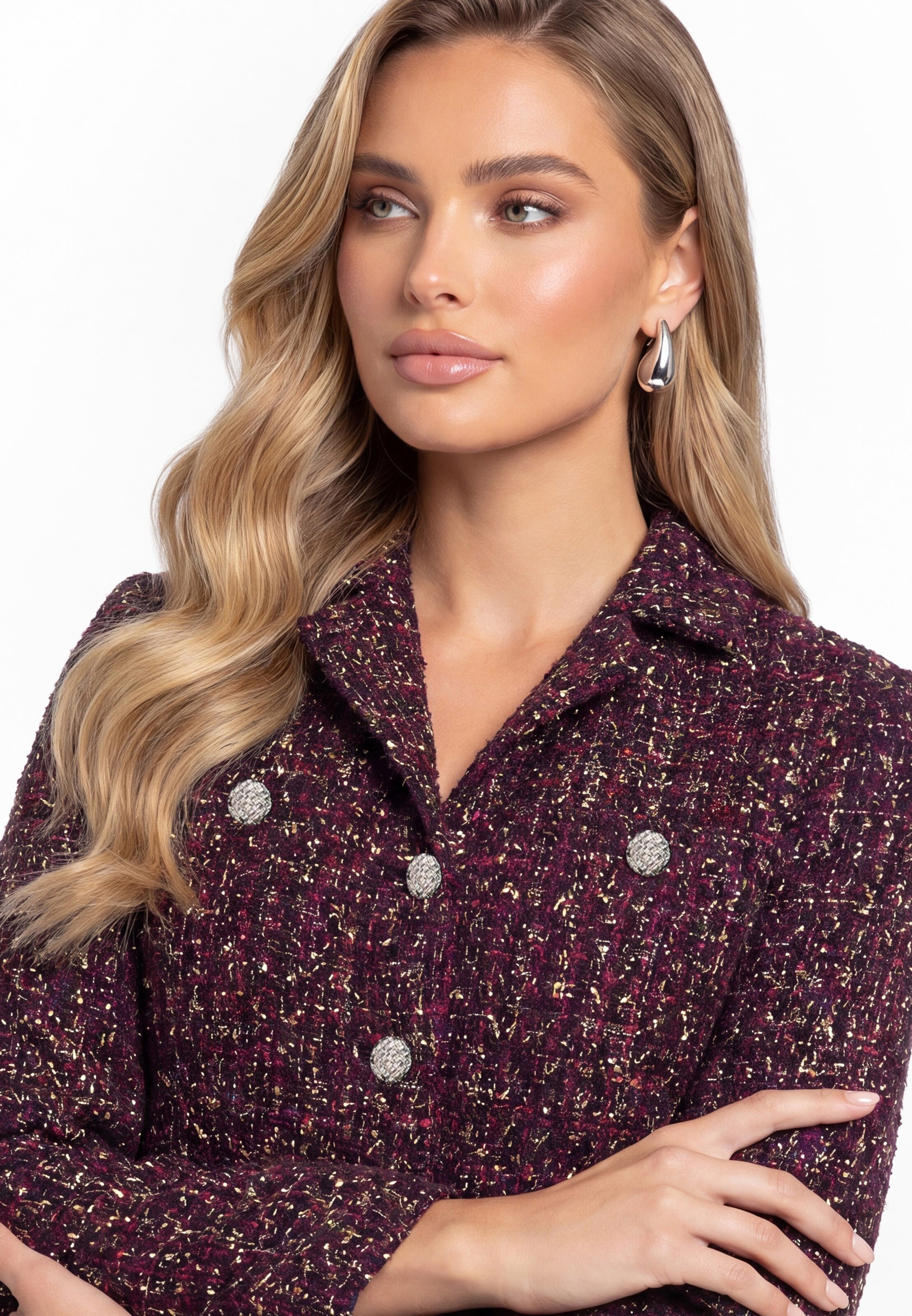 Blazer faina en mélange de couleurs