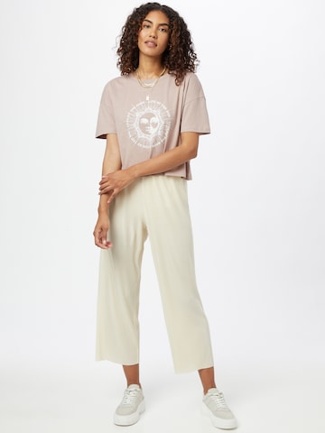 ABOUT YOU Limited Loose fit Trousers 'Libby' in Beige