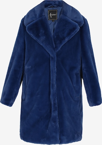 faina Pitkä talvitakki 'Fashion Look' värissä sininen: etupuoli