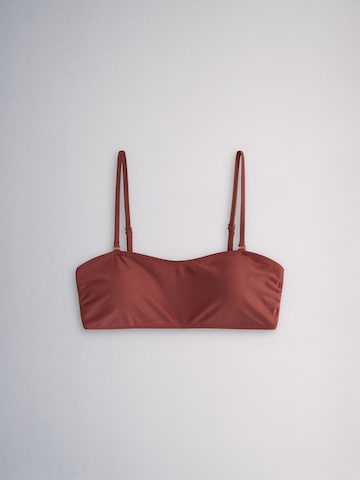 Bandeau Hauts de bikini The Set en marron