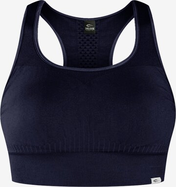 Smilodox Bustier Sport bh 'Aware' in Blauw: voorkant