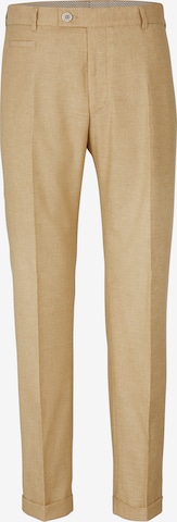 STRELLSON Pleated Pants 'Luc' in Beige: front