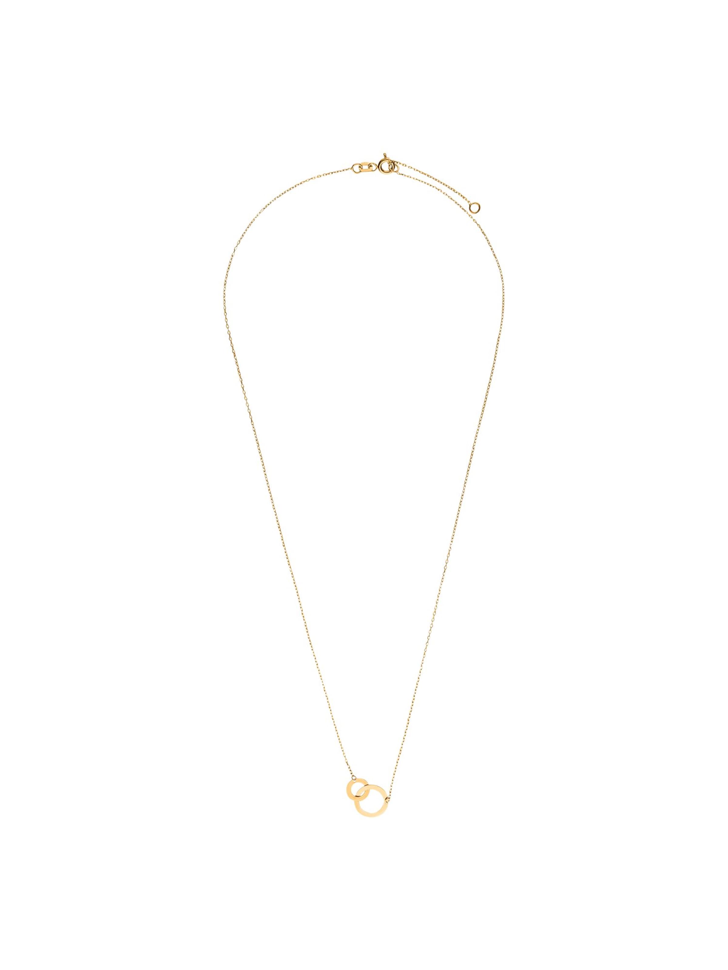 Lucardi Necklace 'Klassisch' in Gold: front