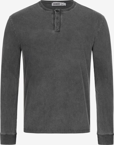 Ordinary Truffle Langarmshirt 'NECIP' in anthrazit, Produktansicht