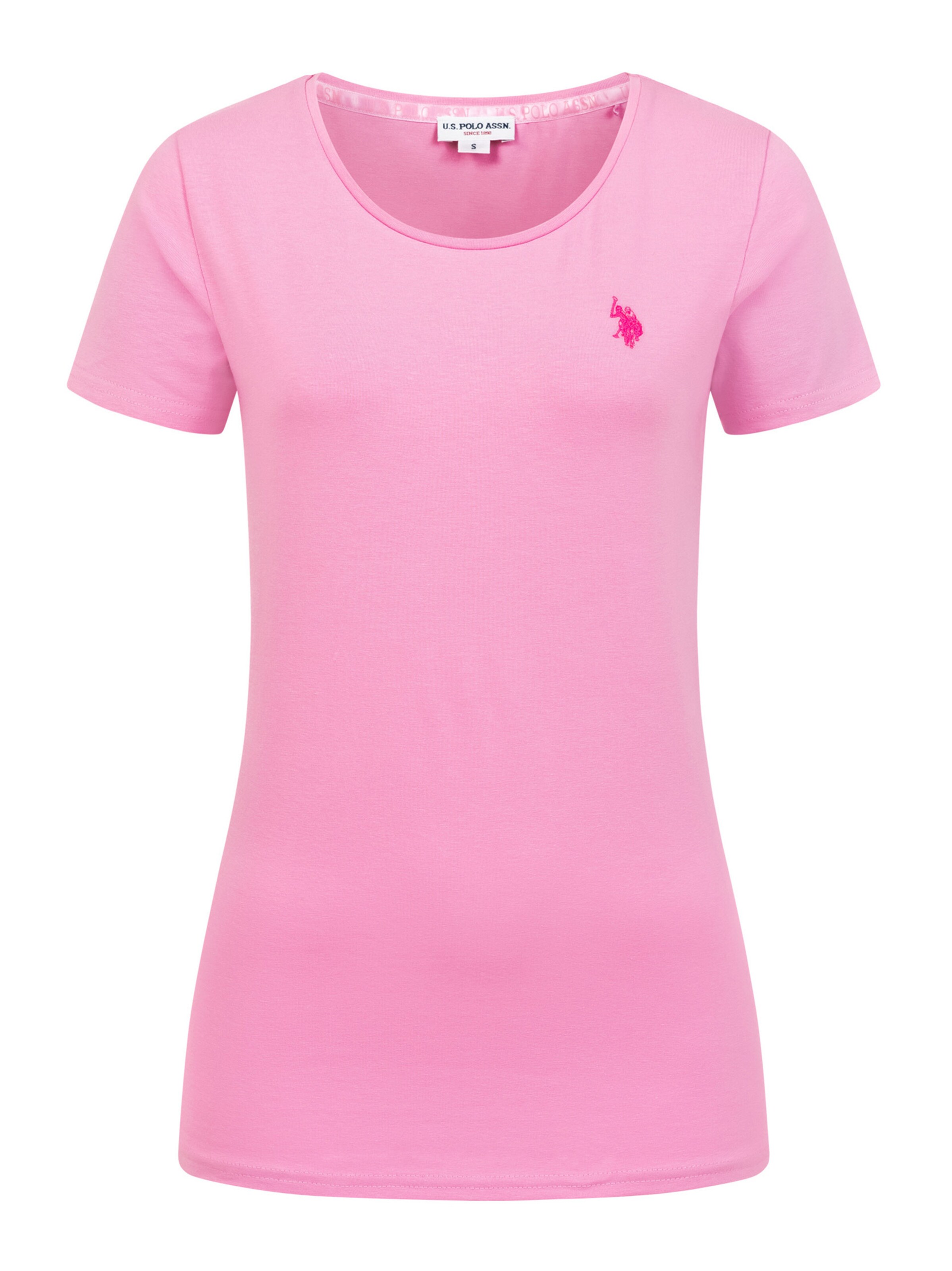 U.S. POLO ASSN. Shirt in Roze: voorkant