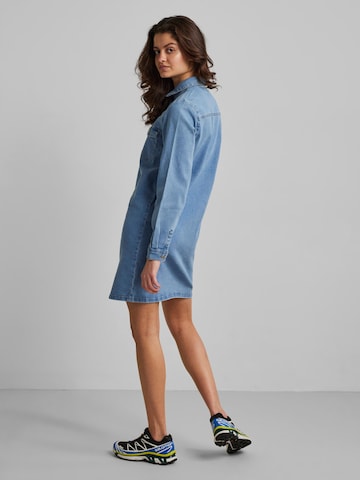 PIECES Shirt Dress 'Perry' in Blue