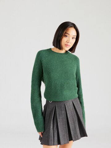 BOSS Sweater 'Febisan' in Green: front